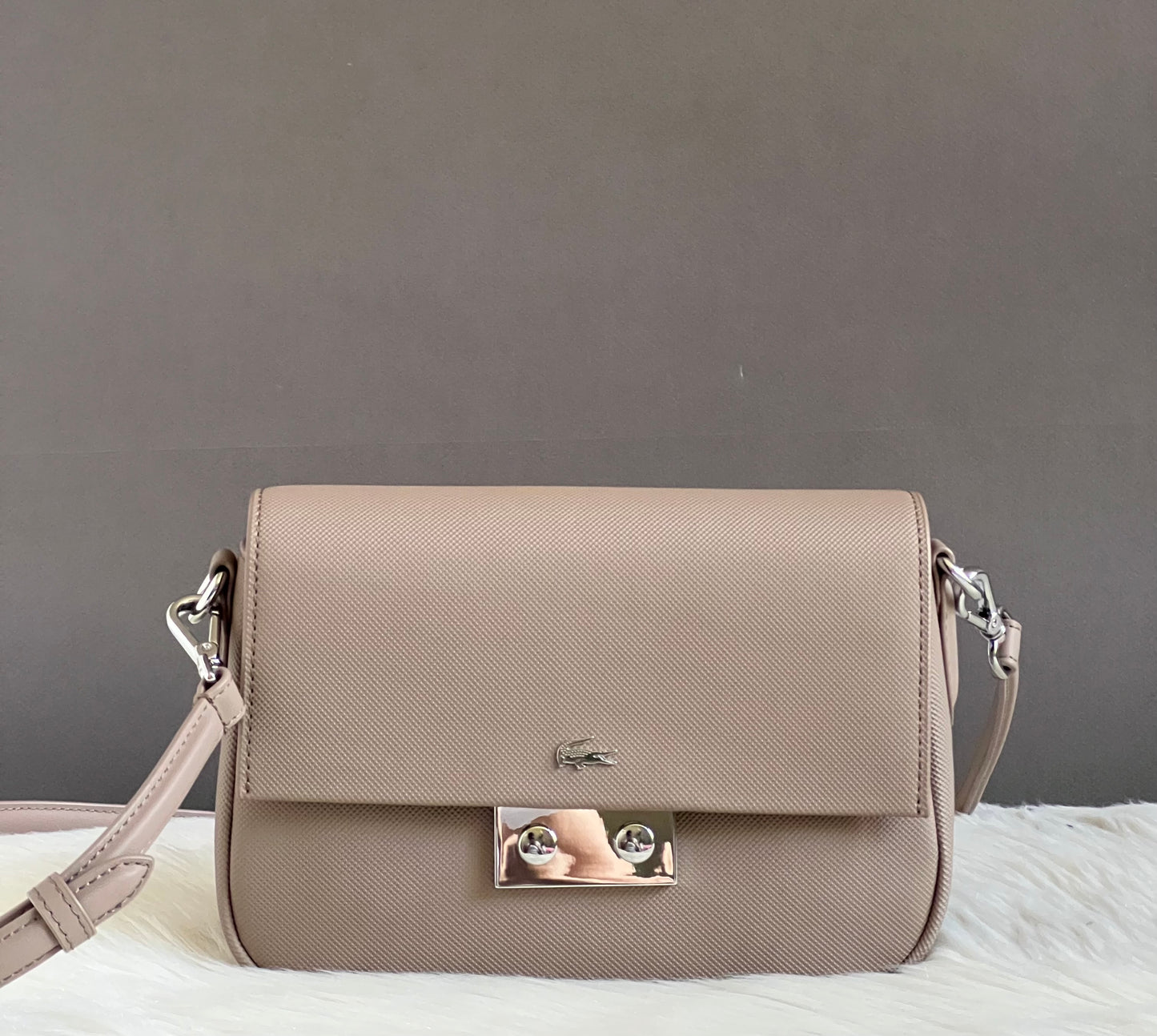 Lacoste Women's Flap Close Shoulder Bag