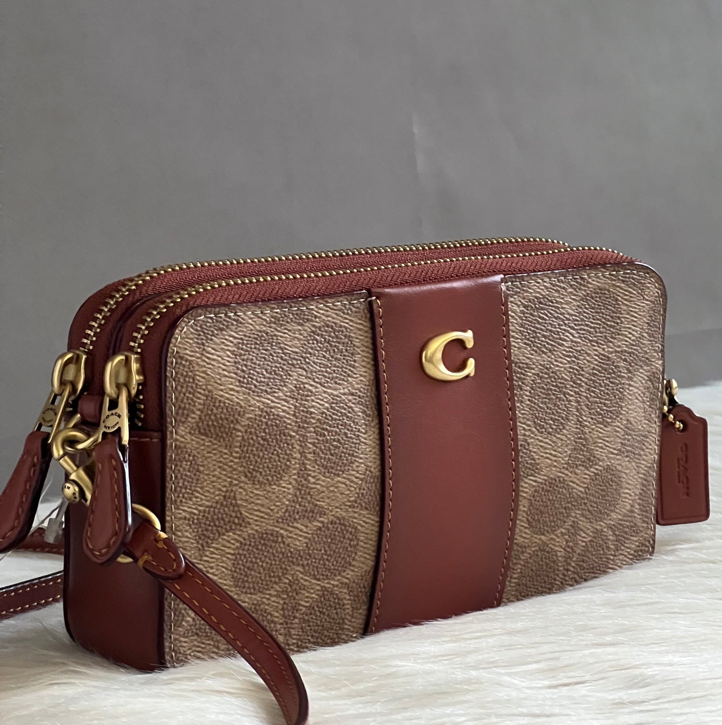 Coach Kira Crossbody Bag In Colorblock Signature Canvas