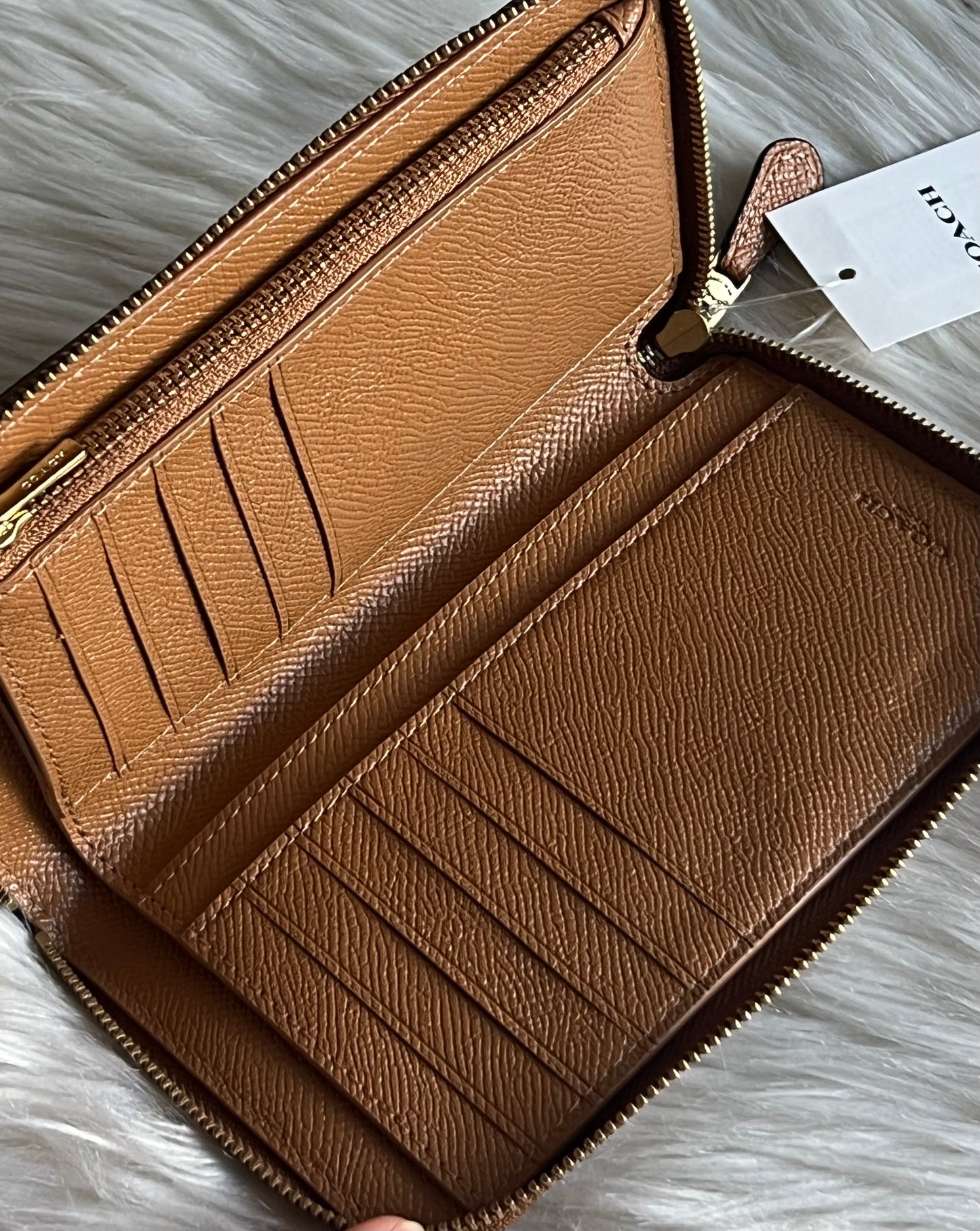 Coach Medium Zip Around Wallet