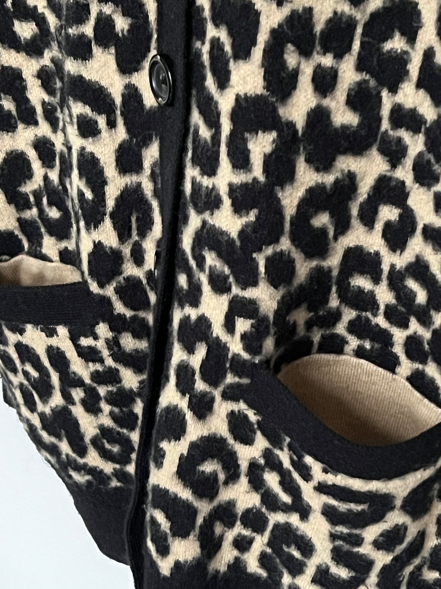 Coach Leopard Cardigan