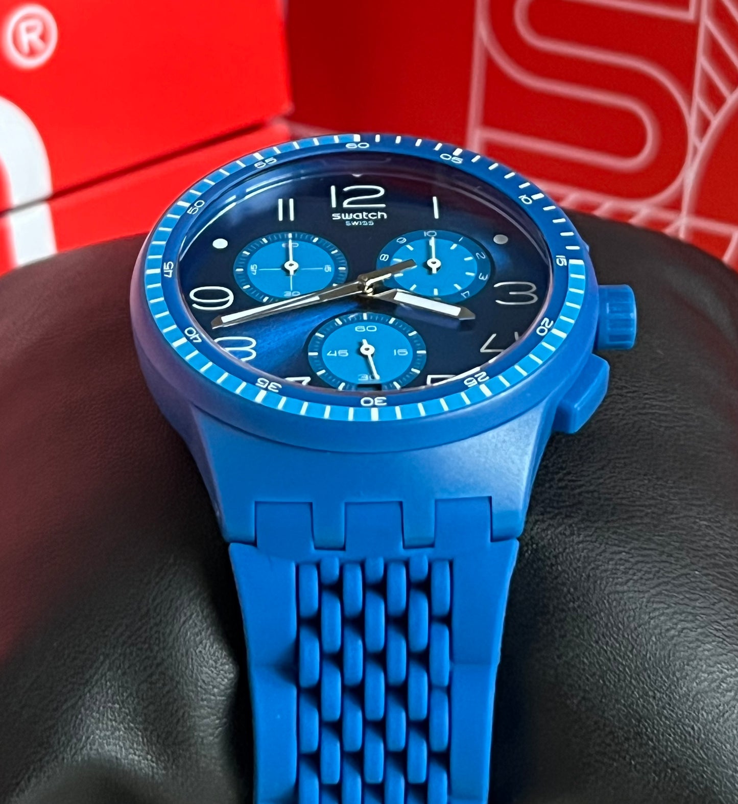 Swatch Triple Blu Watch