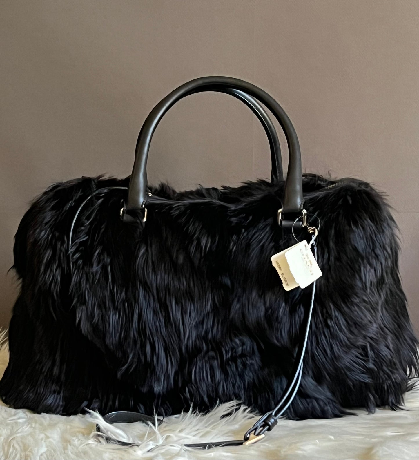 Coach Fur Duffle Bag