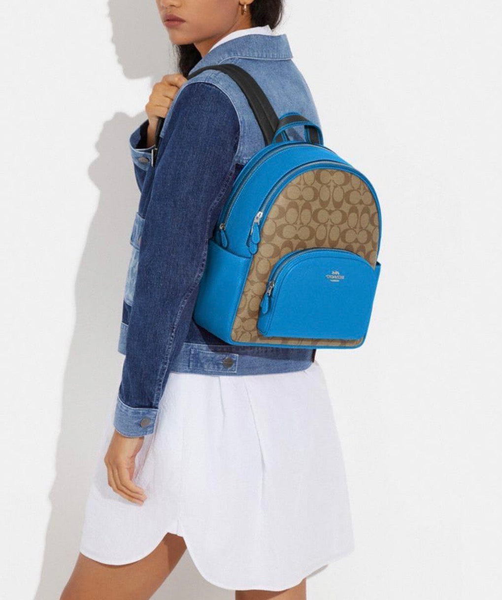 Coach Court Backpack In Signature Canvas