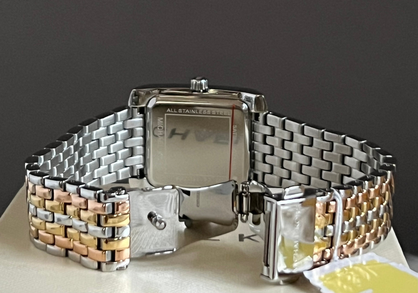 Michael Kors Women’s Emery Tri-Tone Stainless Watch