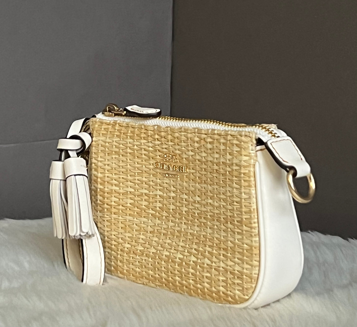 Coach Nolita 15 in Straw