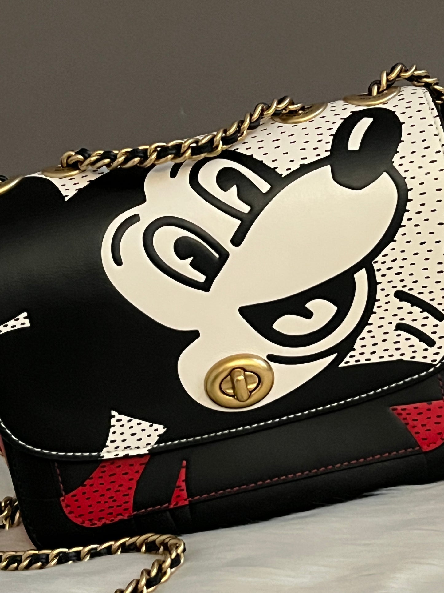 Coach Disney Mickey Mouse X Keith Haring Madison Shoulder Bag 19