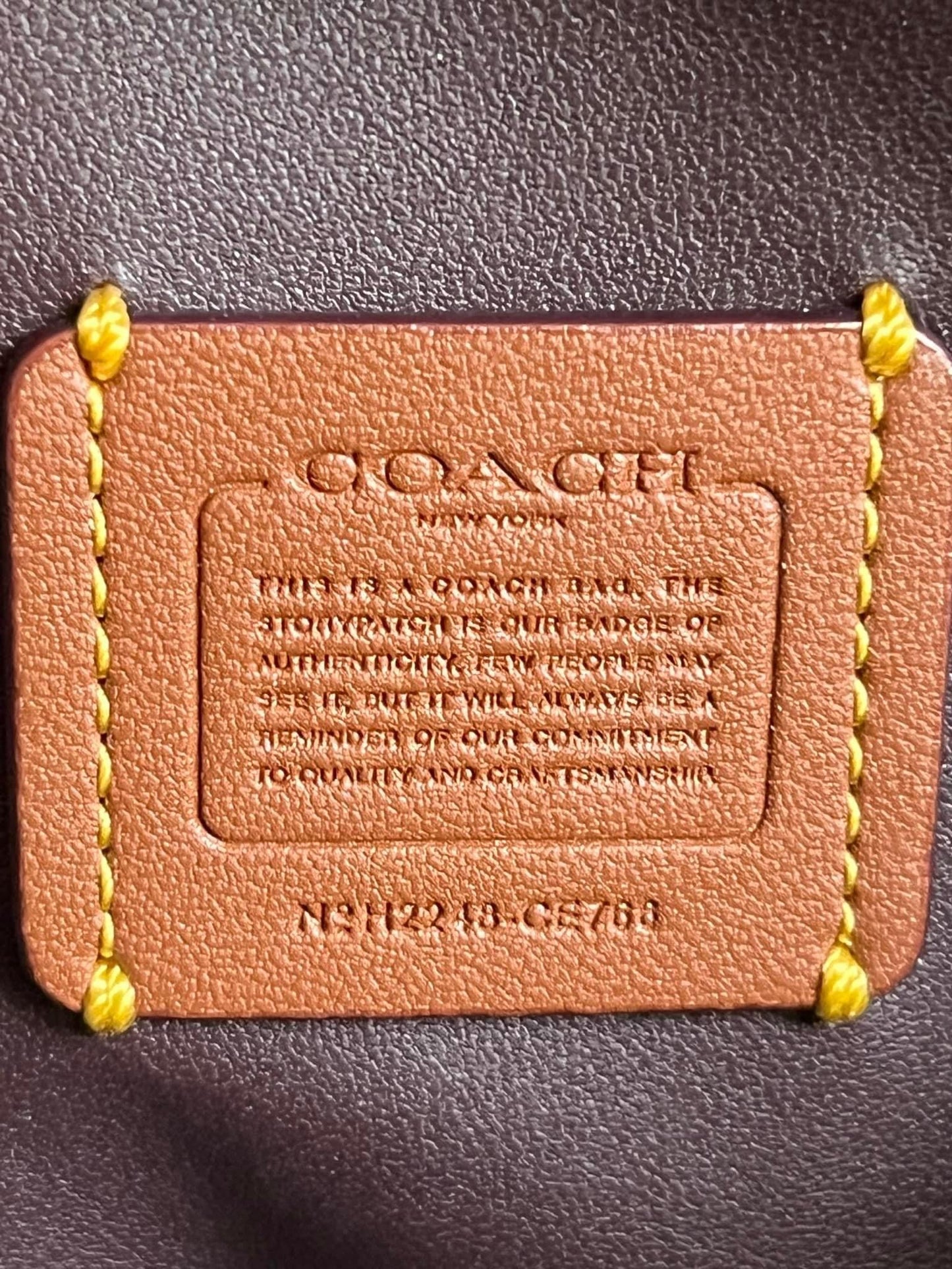 Coach Heart Crossbody 14 with Pillow Quilting