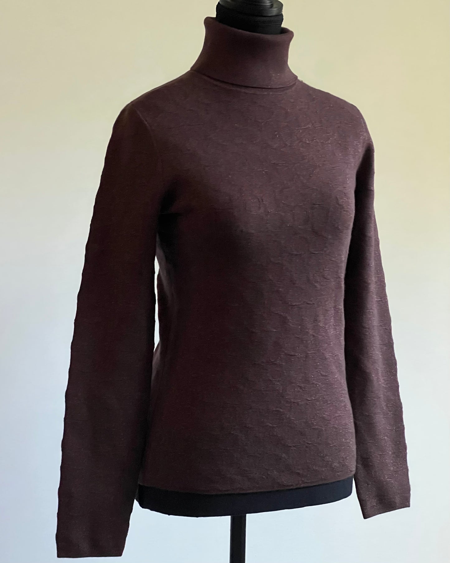 Coach Lurex Signature Turtleneck Sweater