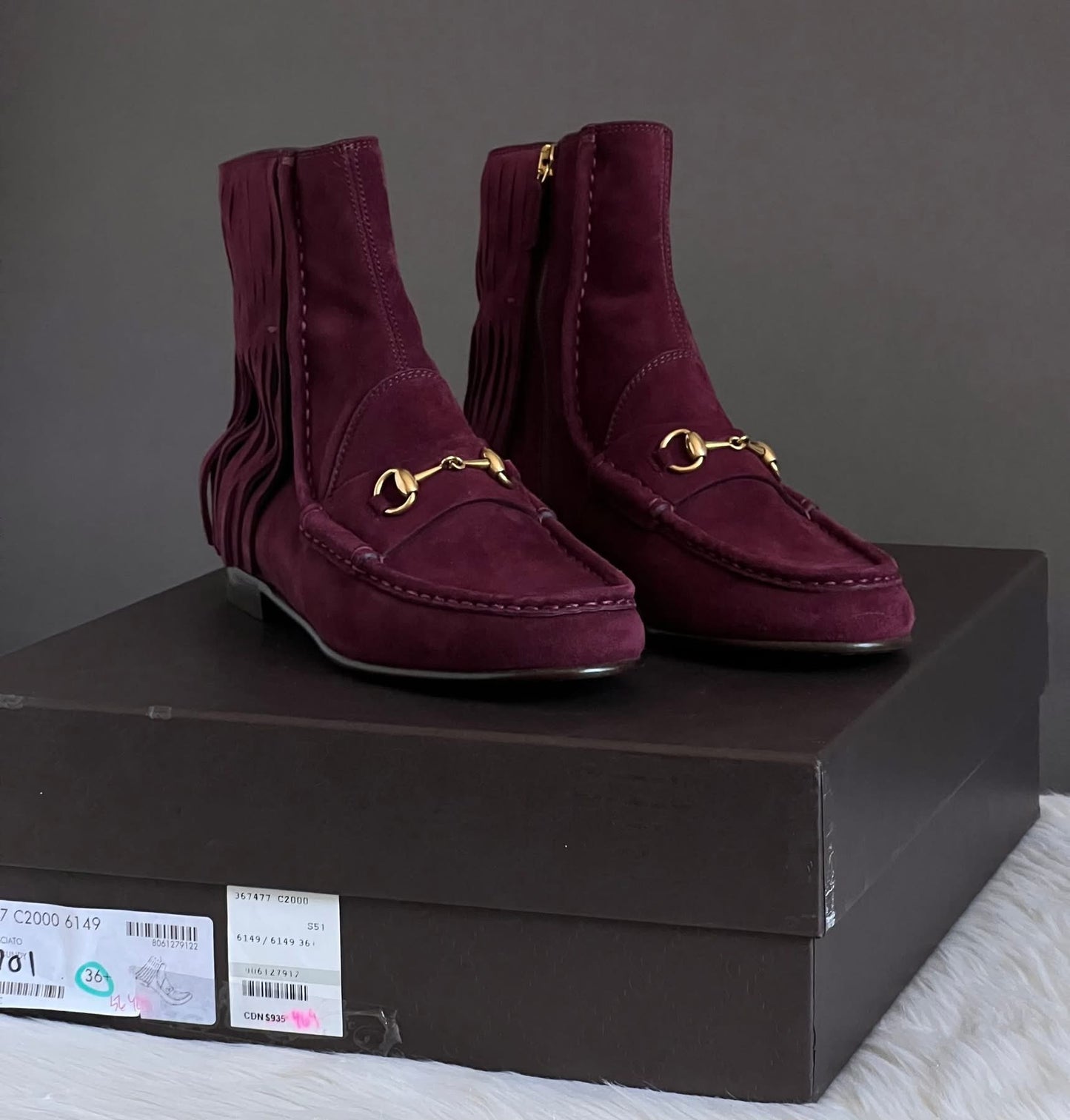 Gucci Mocasin Horsebit Boots