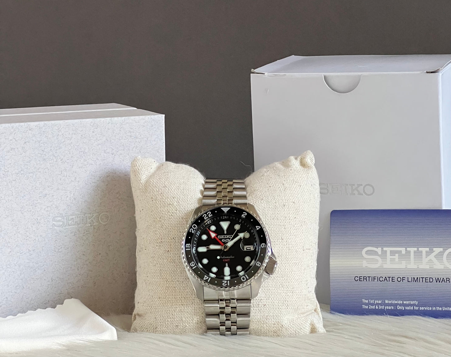 Seiko Men’s 5 Sports Automatic GMT Watch
