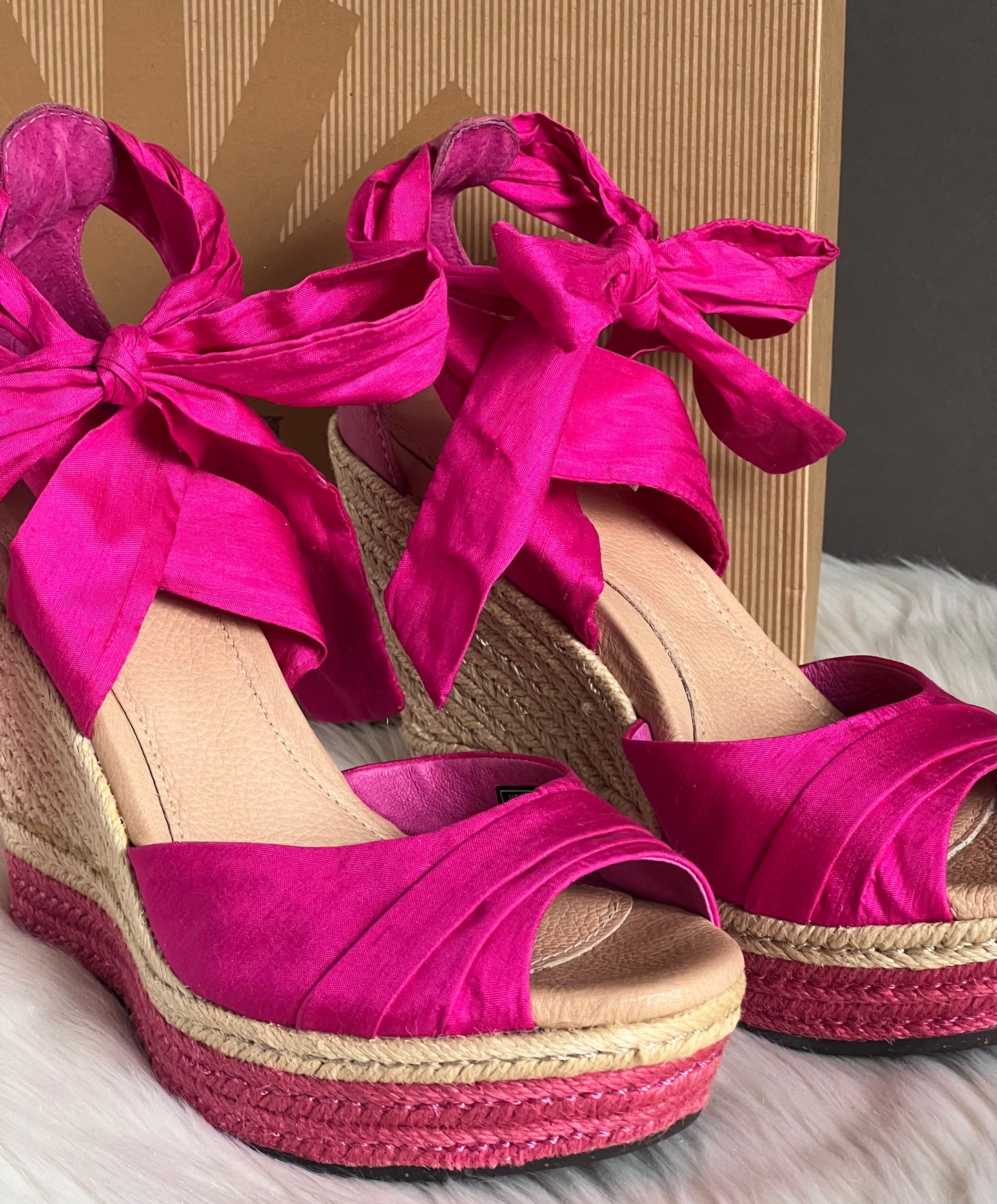 UGG Lucianna Platform Wedge Sandals