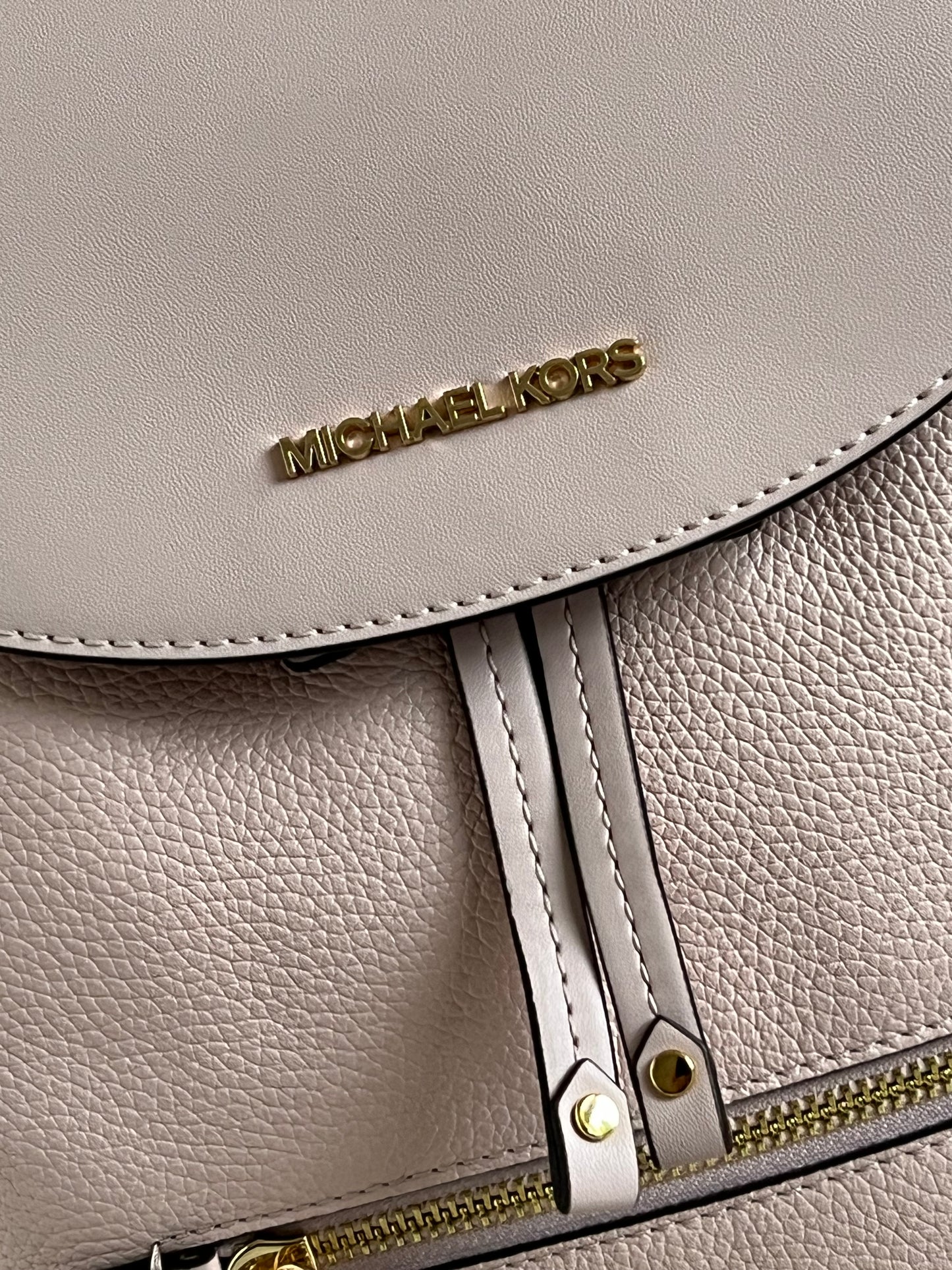Michael Kors Jet Set Medium Pebbled Leather Backpack