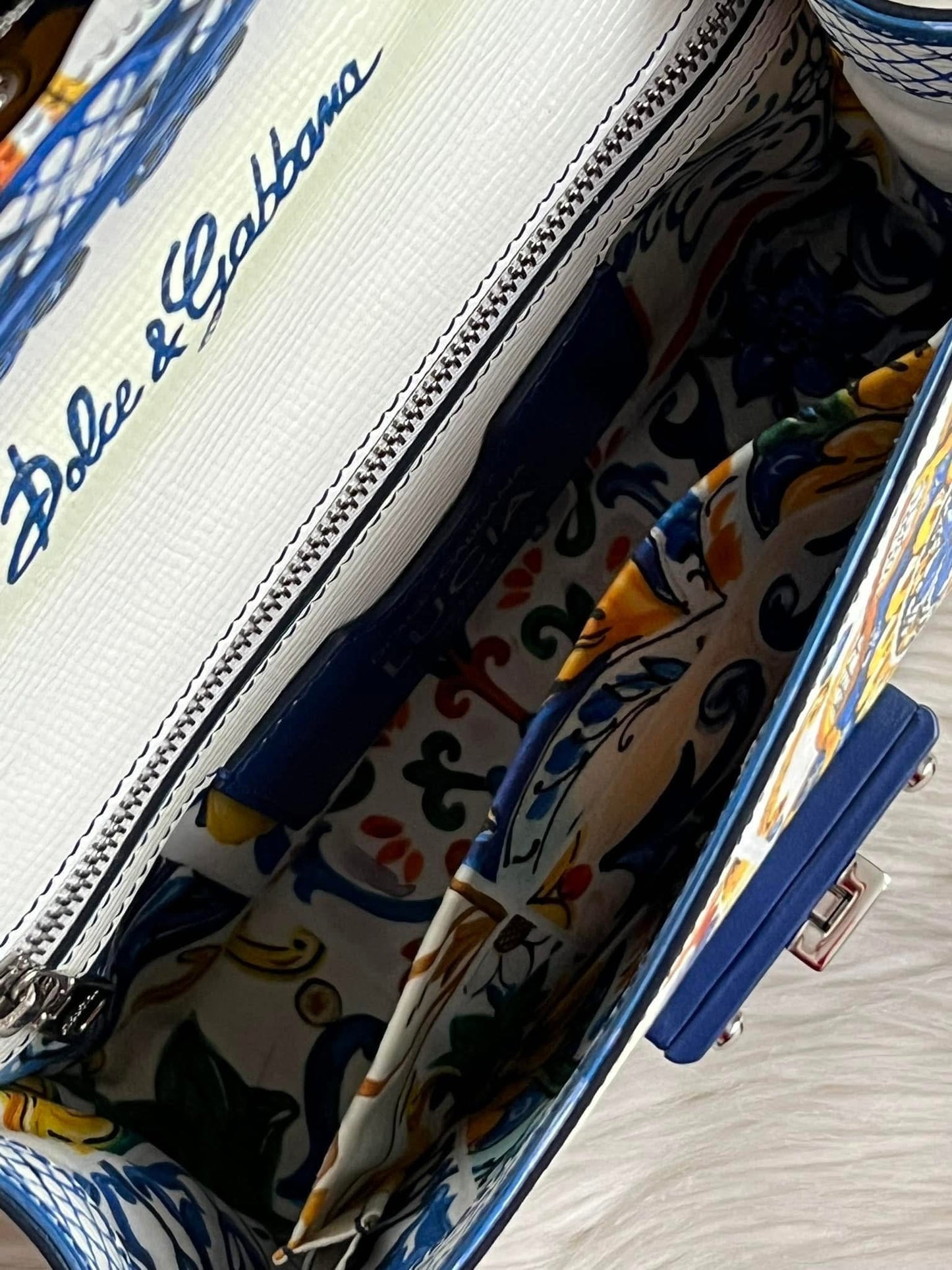 Dolce & Gabbana Majolica Lucia Crossbody Bag