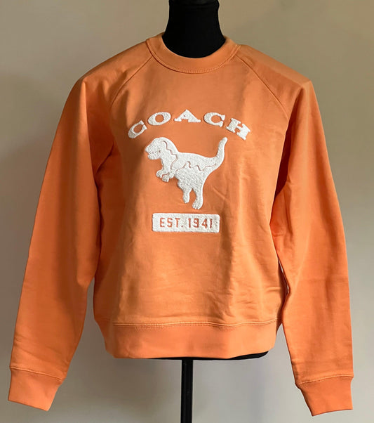 Coach Rexy School Crewneck in Organic Cotton