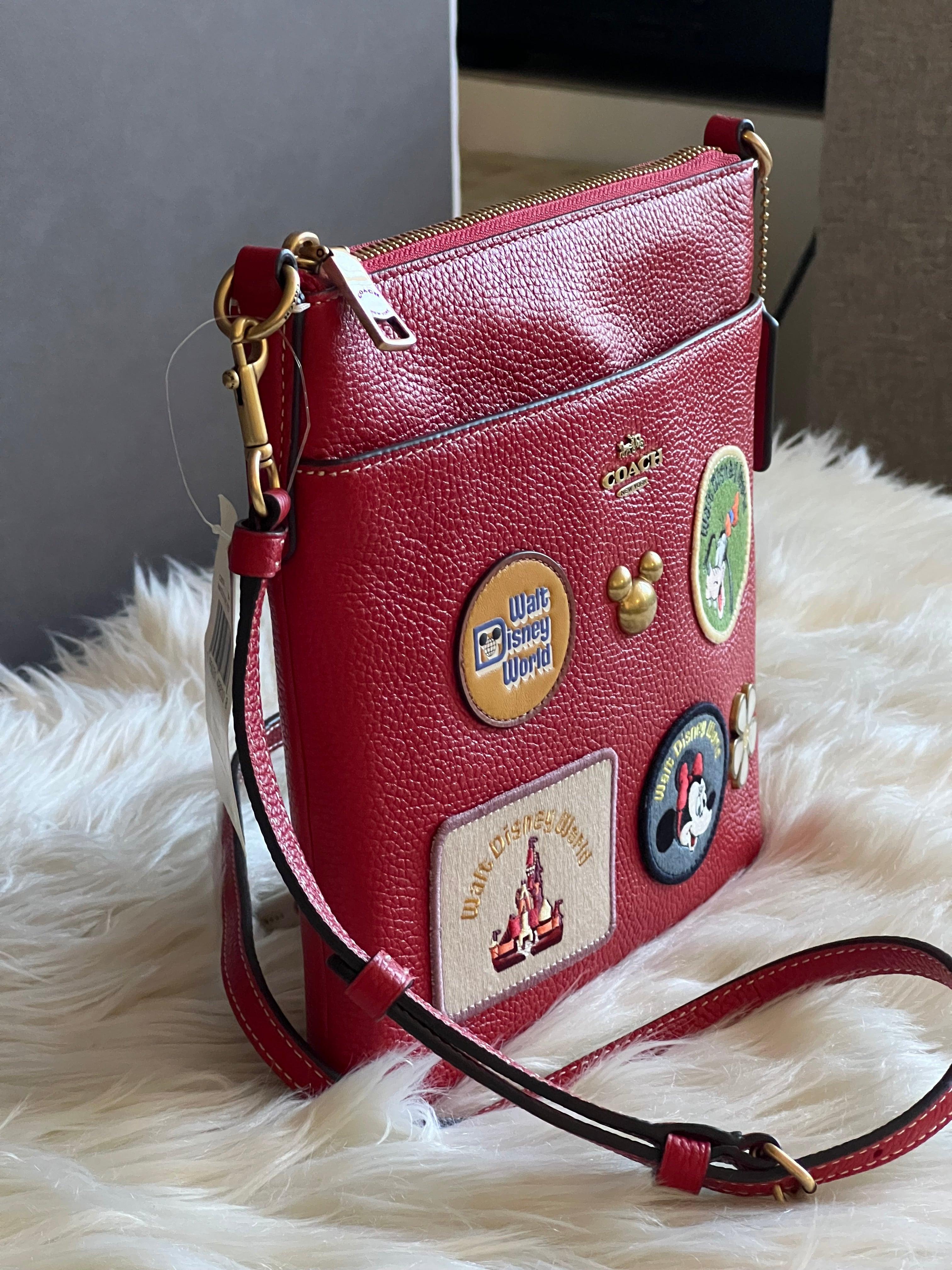 Minnie mouse kitt messenger crossbody with patches sale