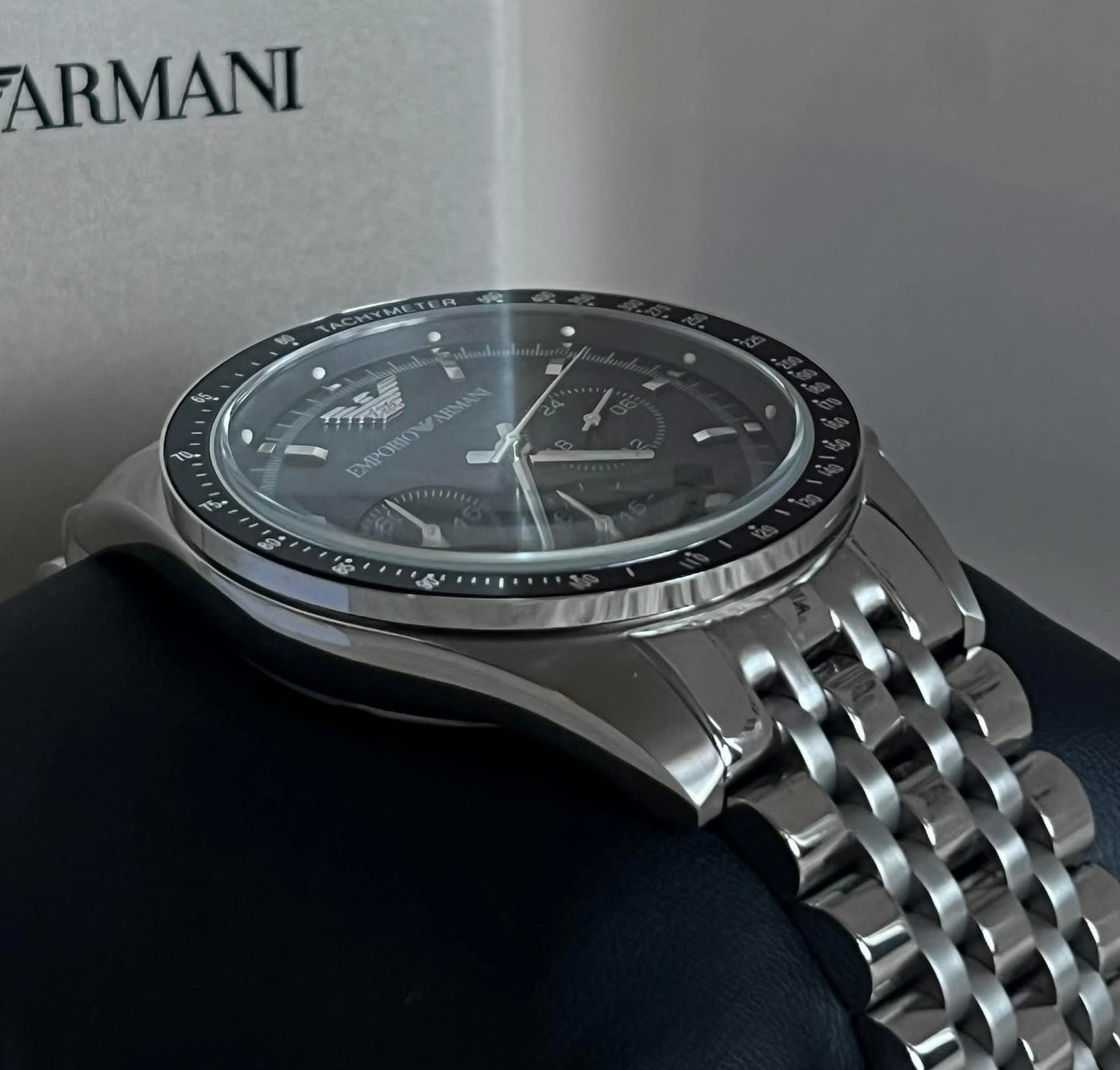 Emporio Armani Men’s Sportivo Black Dial Watch