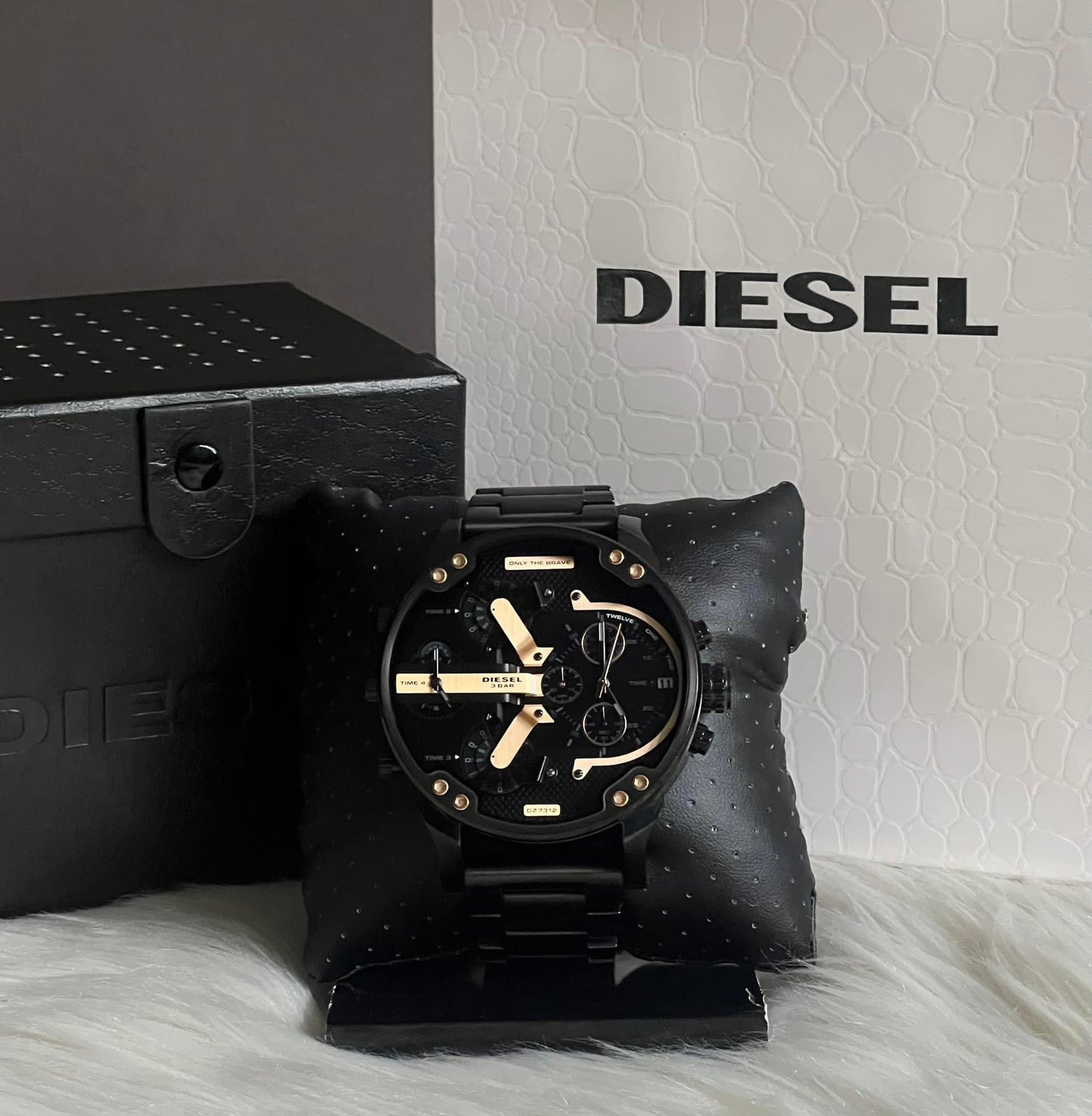 Diesel Men's Mr. Daddy 2.0 Black Chronograph Watch