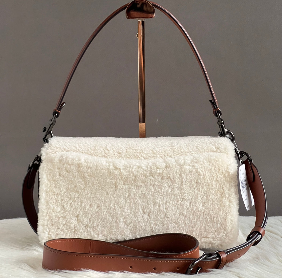Coach Tabby Shoulder Bag 26 In Shearling
