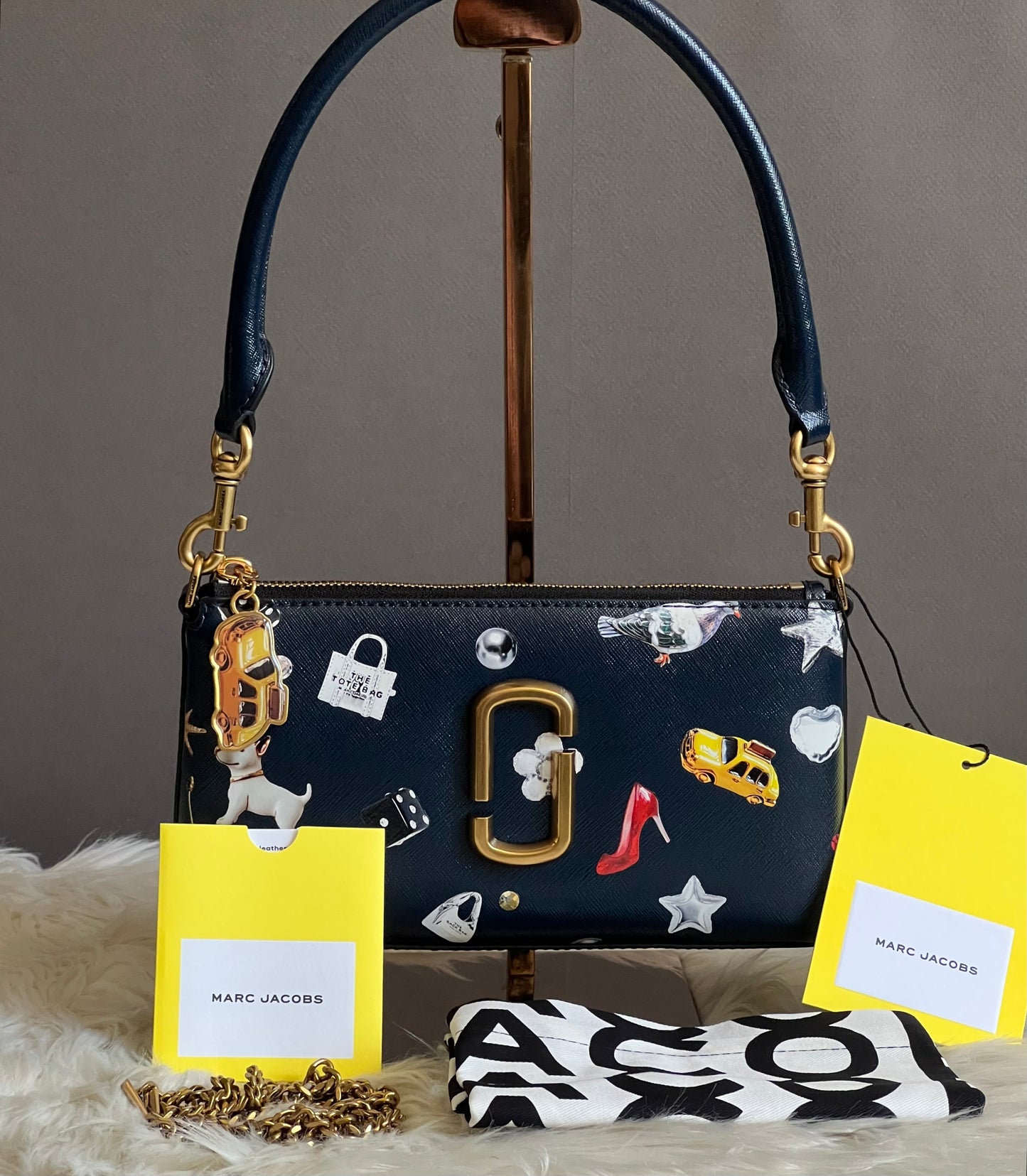Marc Jacobs The Trinket Snapshot Convertible Shoulder Bag