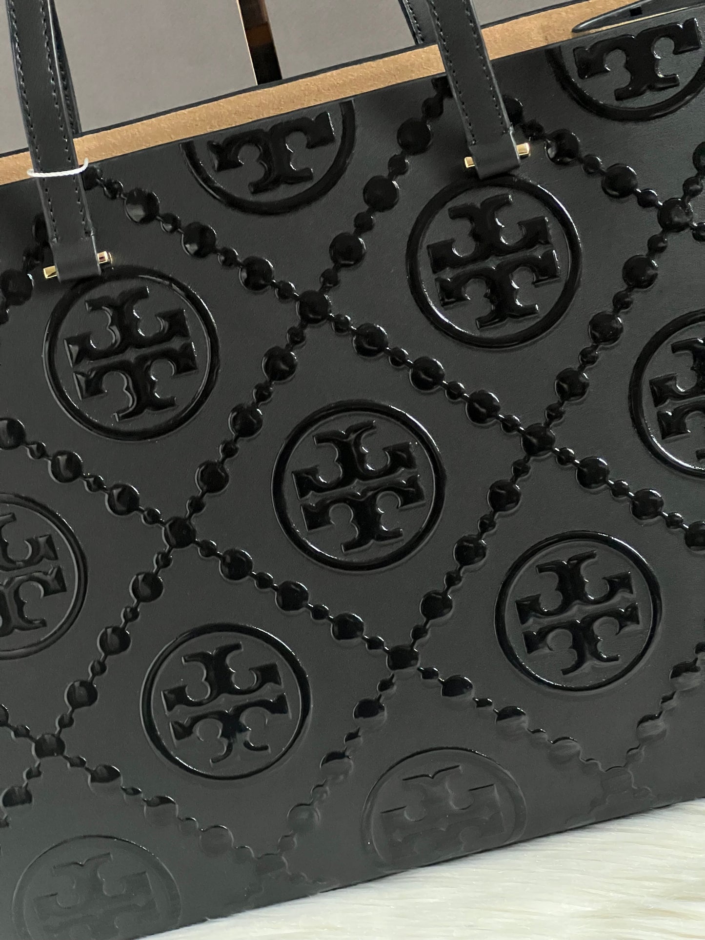 Tory Burch T Monogram Embossed Tote