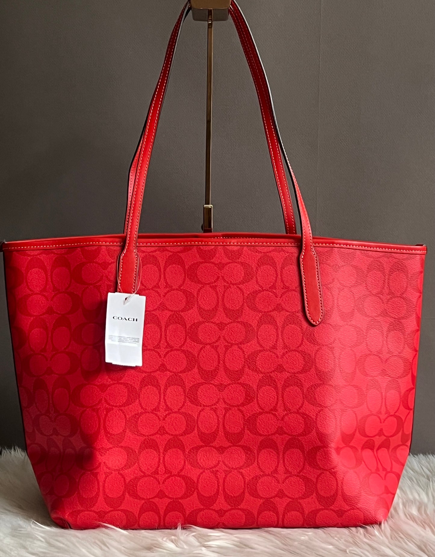 Coach City Tote in Signature Canvas