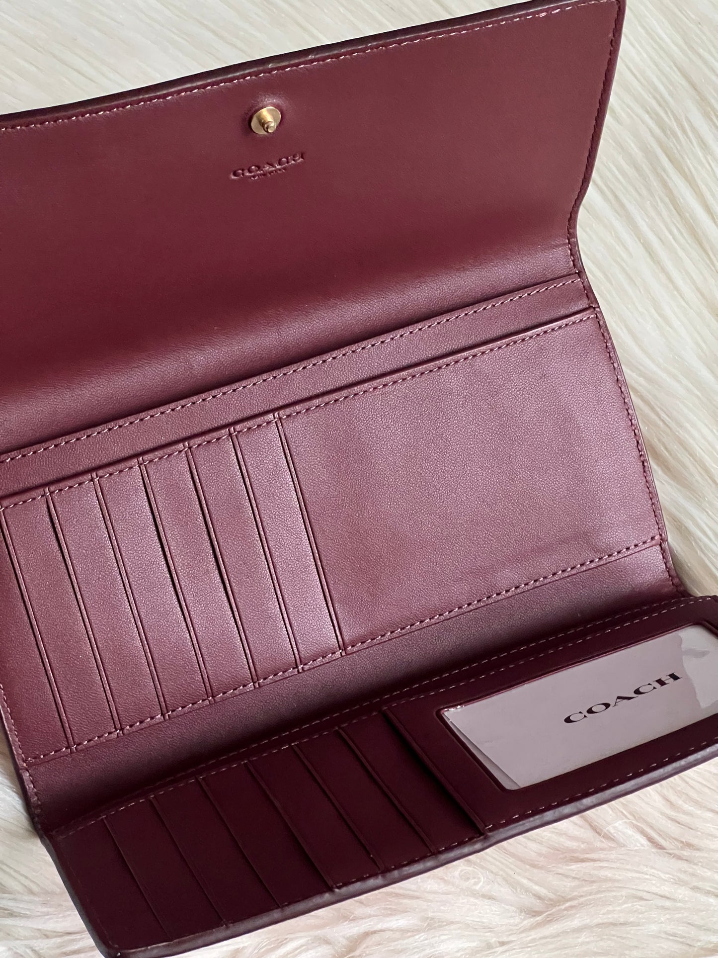 Coach Slim Trifold Wallet