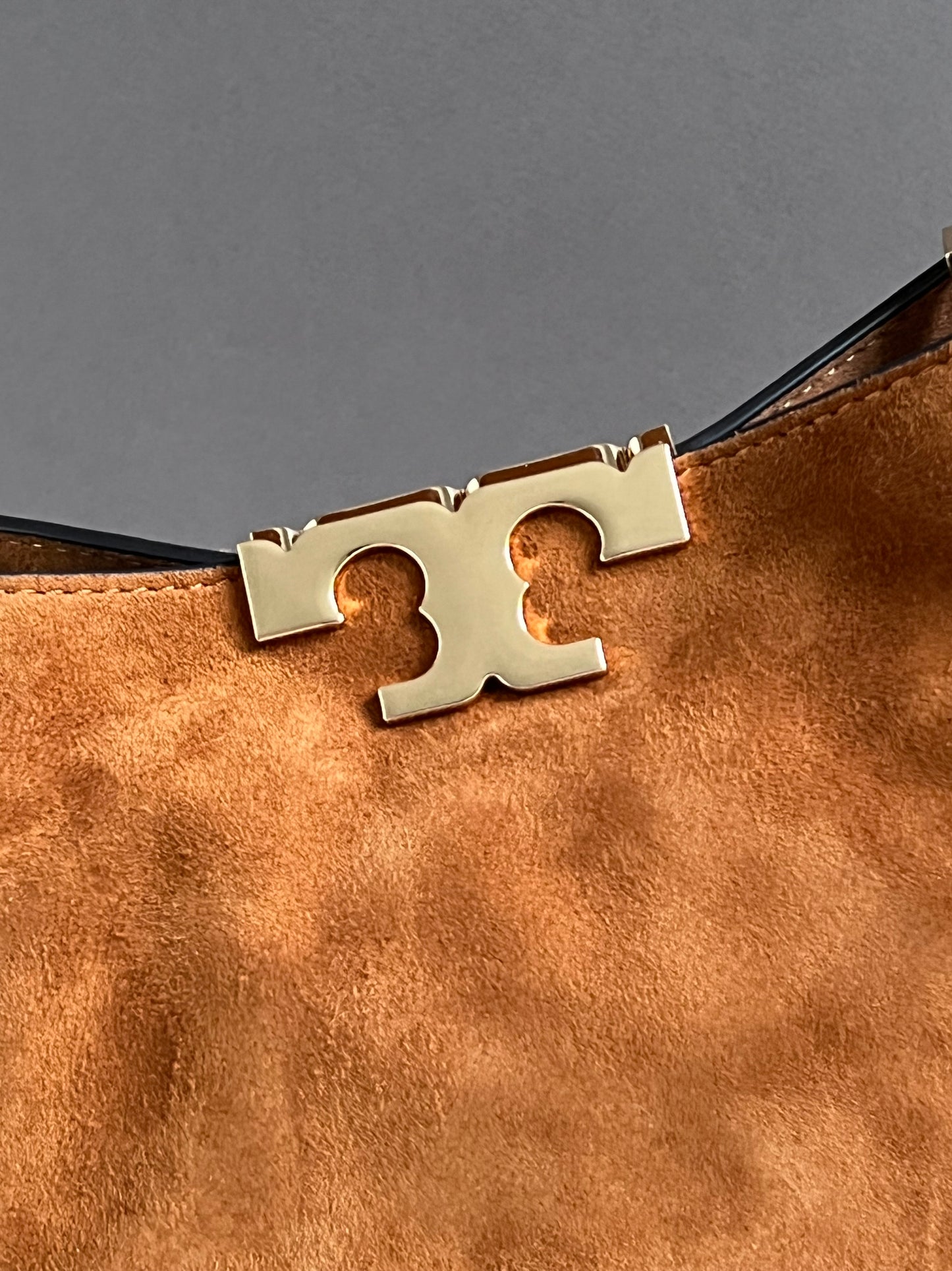 Tory Burch Medium Eleanor Soft Suede Satchel