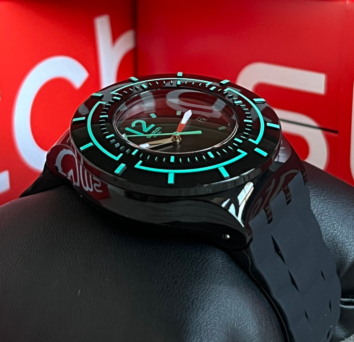 Swatch Dark Water Watch