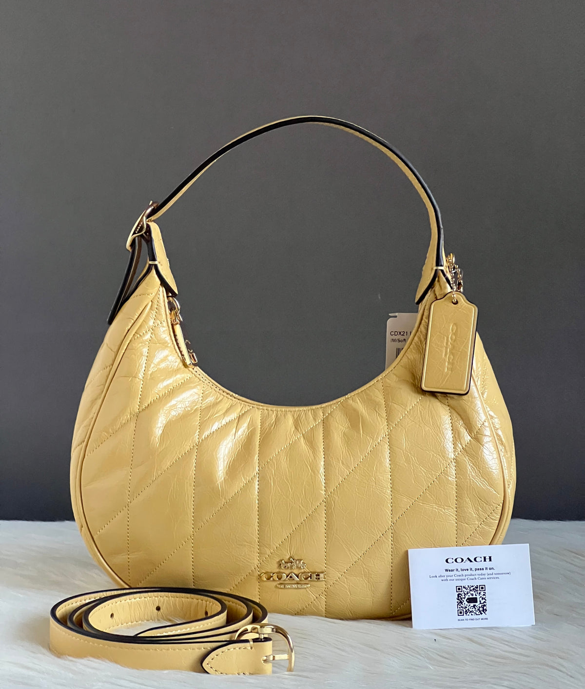 Coach Emily Shoulder Bag with Quilting