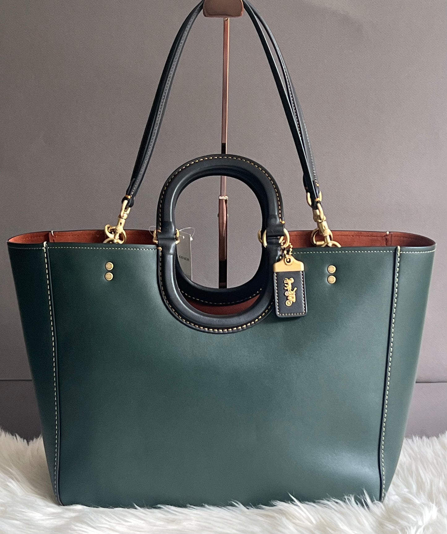 Coach Rae Tote in Colorblock koi