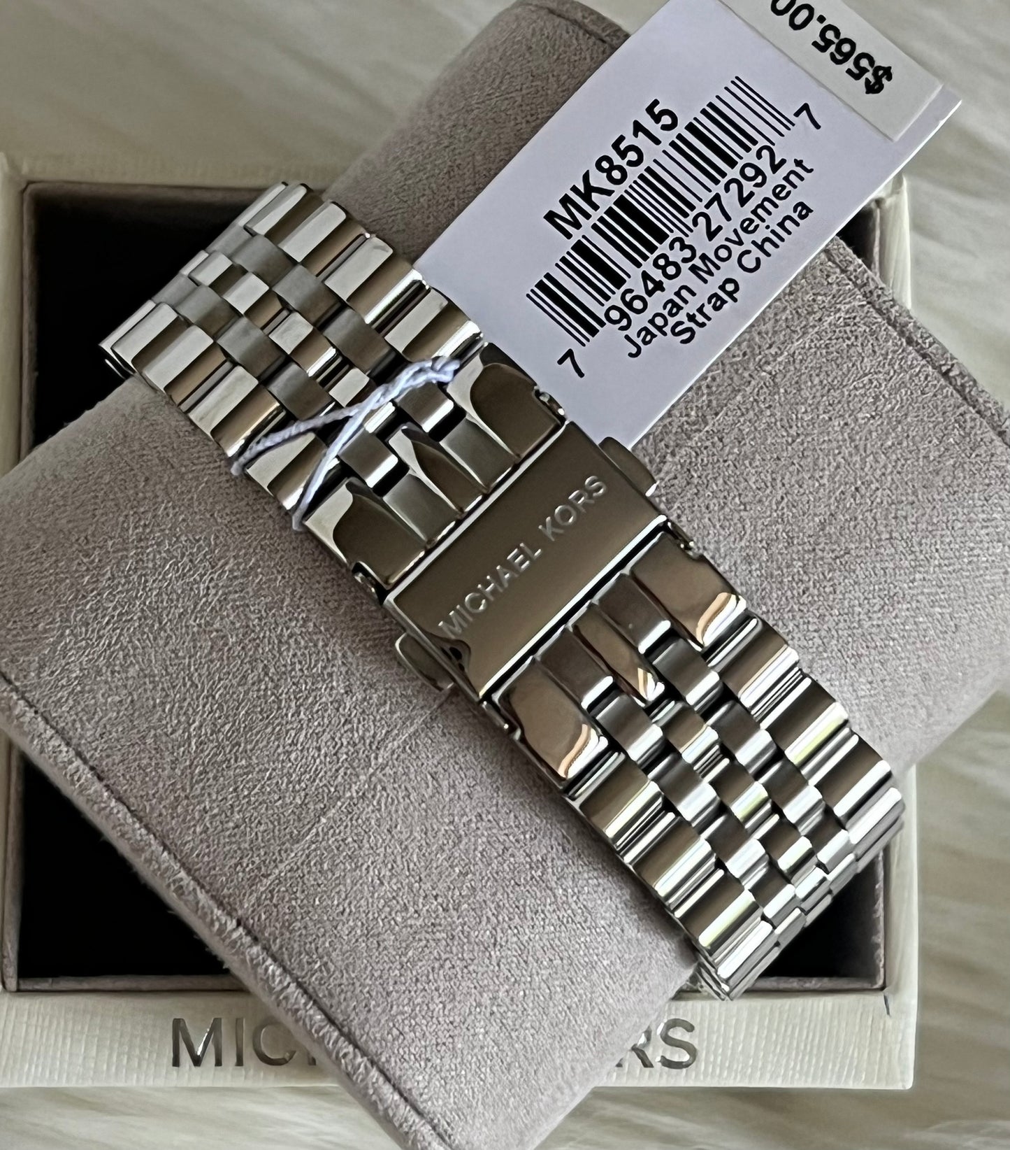 Michael Kors Lexington Silver-Tone Watch