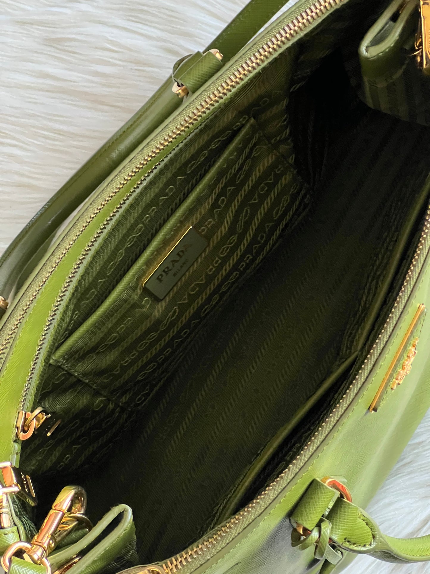 Prada Large Saffiano Lux Galleria Tote Bag