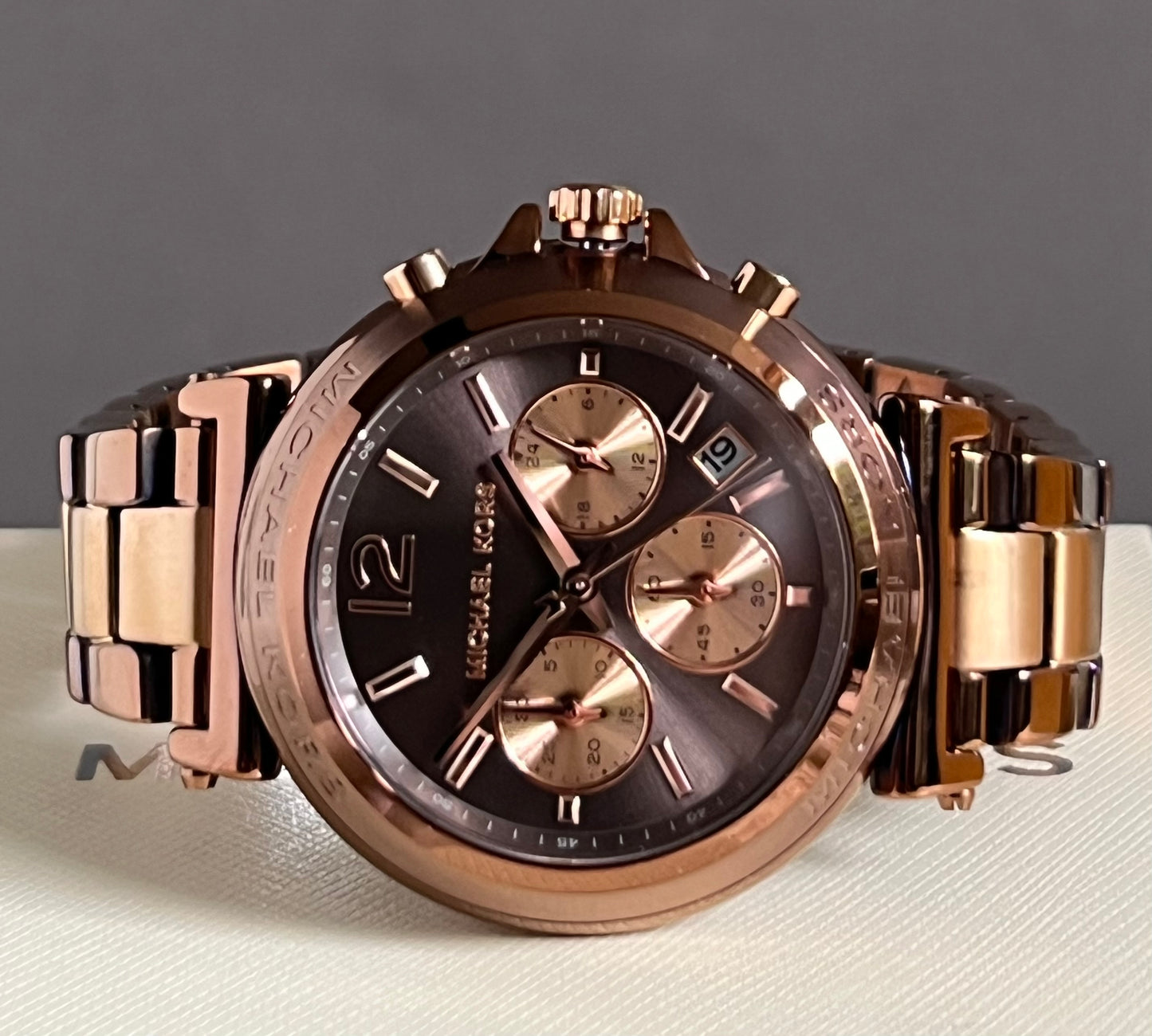 Michael Kors Women’s Oversized Maren Two-Tone Watch
