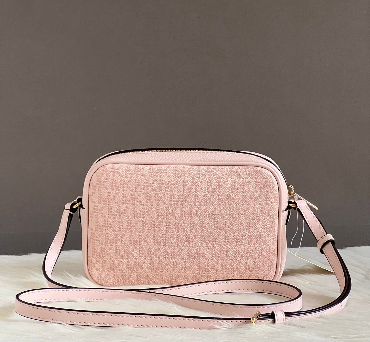 Michael Kors Jet Set Small Signature Logo Camera Crossbody Bag
