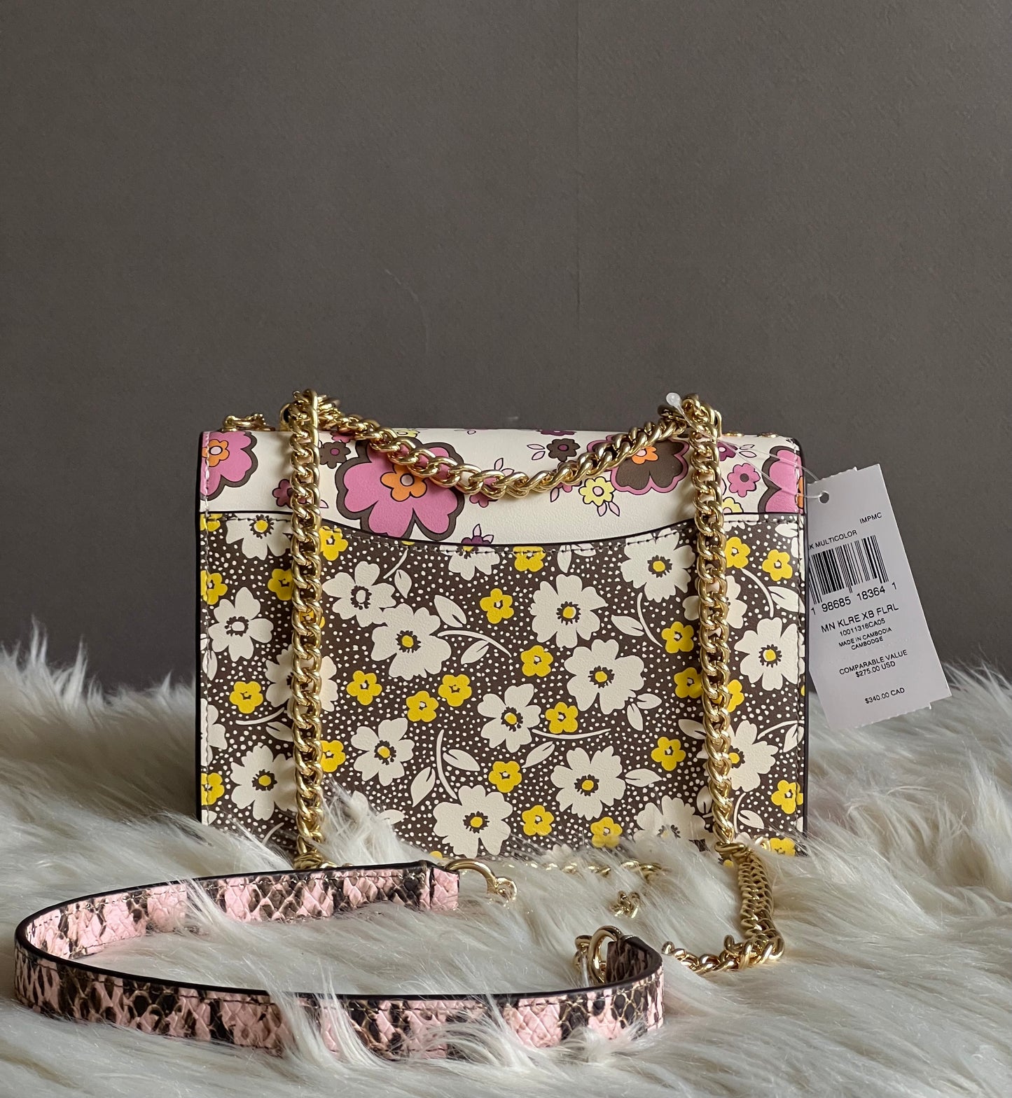 Coach Mini Klare Crossbody Bag with Floral Print