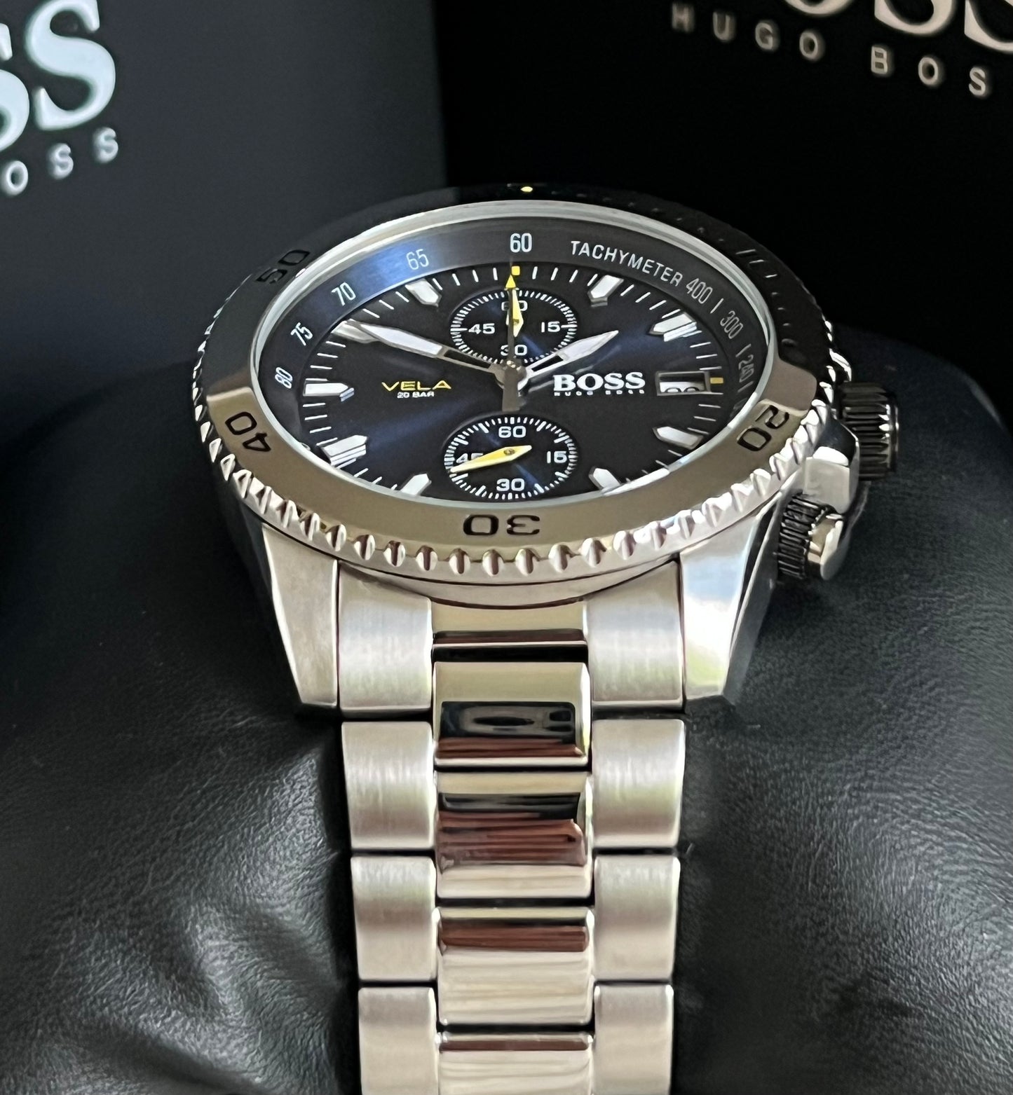 Hugo Boss Men’s Aero-Vela Chronograph Watch