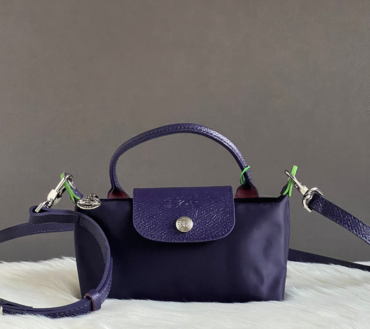 Longchamp XS Le Pliage Original Pouch with Strap