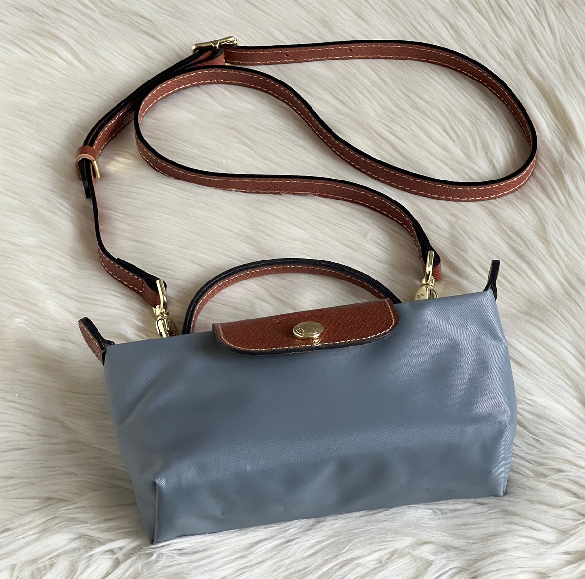 Longchamp XS Le Pliage Original Pouch with Strap
