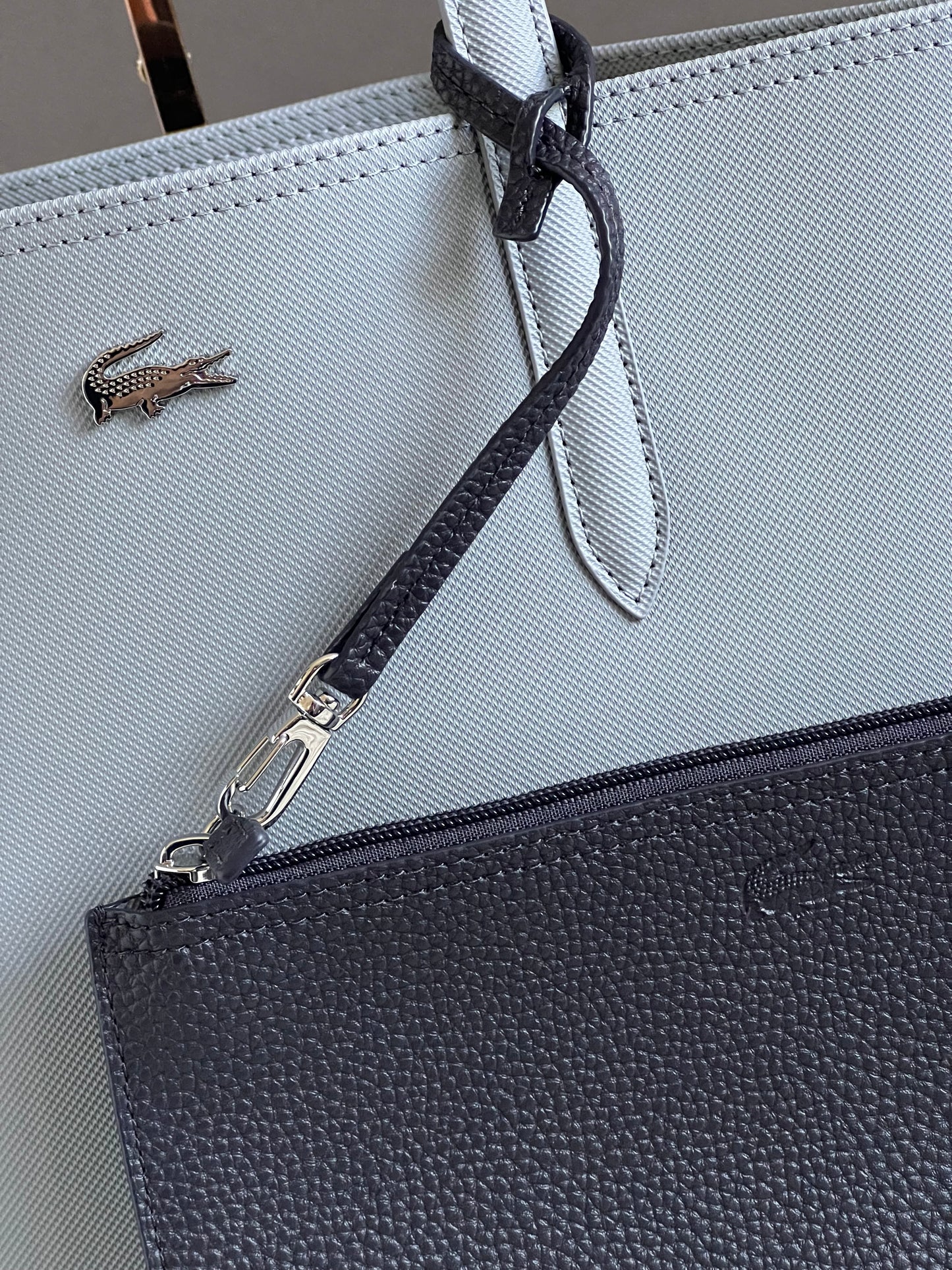Lacoste Women’s Anna Reversible Tote with Pouch