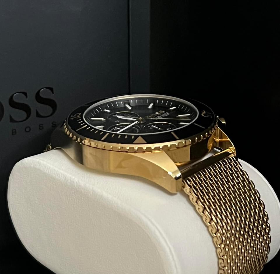 Hugo Boss Men’s Ocean Gold Steel Watch