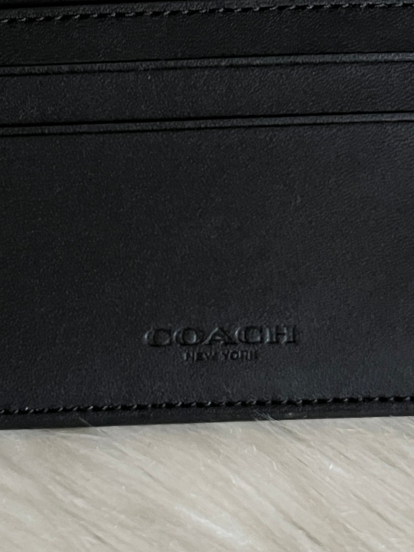 Coach Passport Case with Penguin