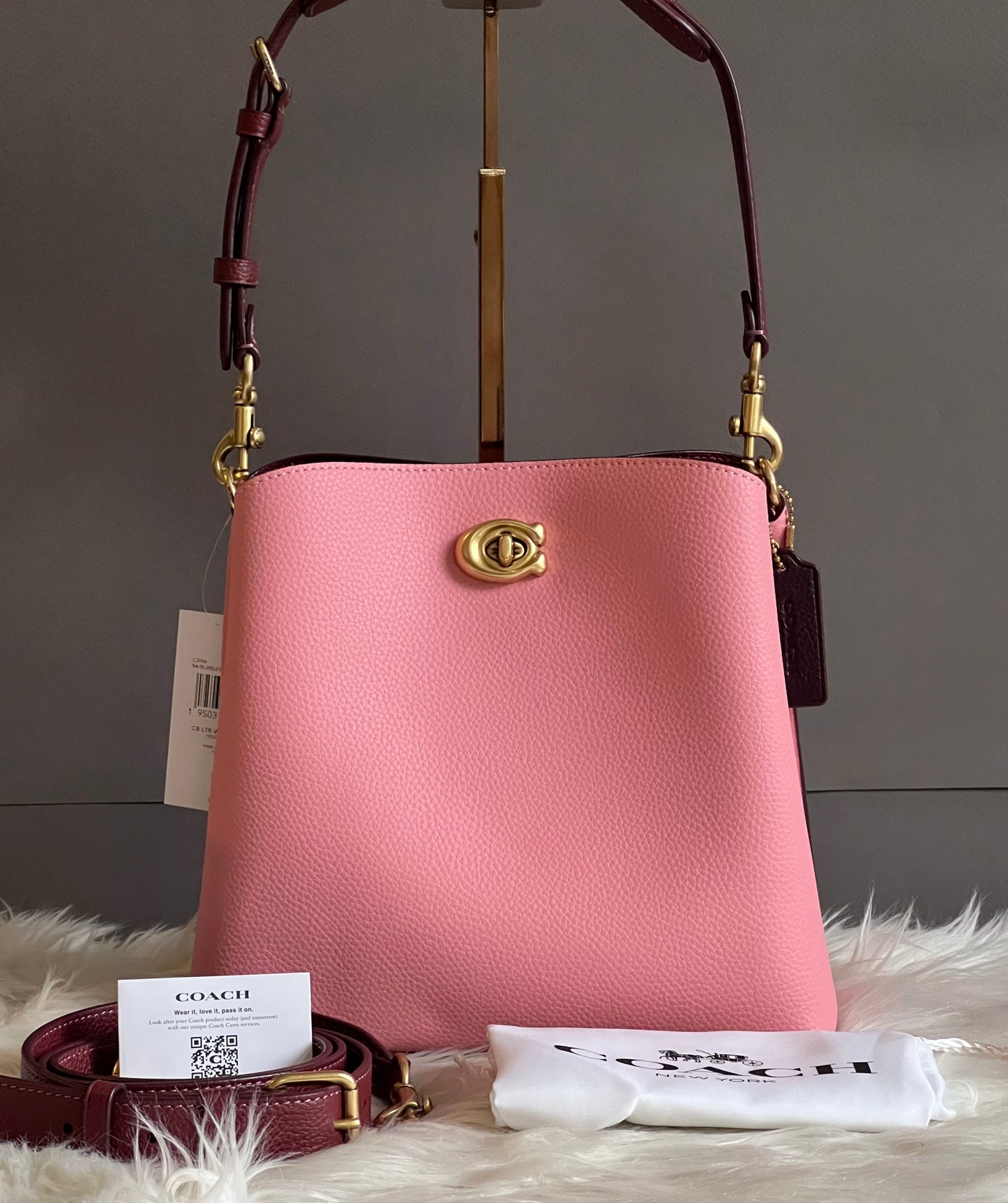 Coach Willow Bucket Bag in Colorblock