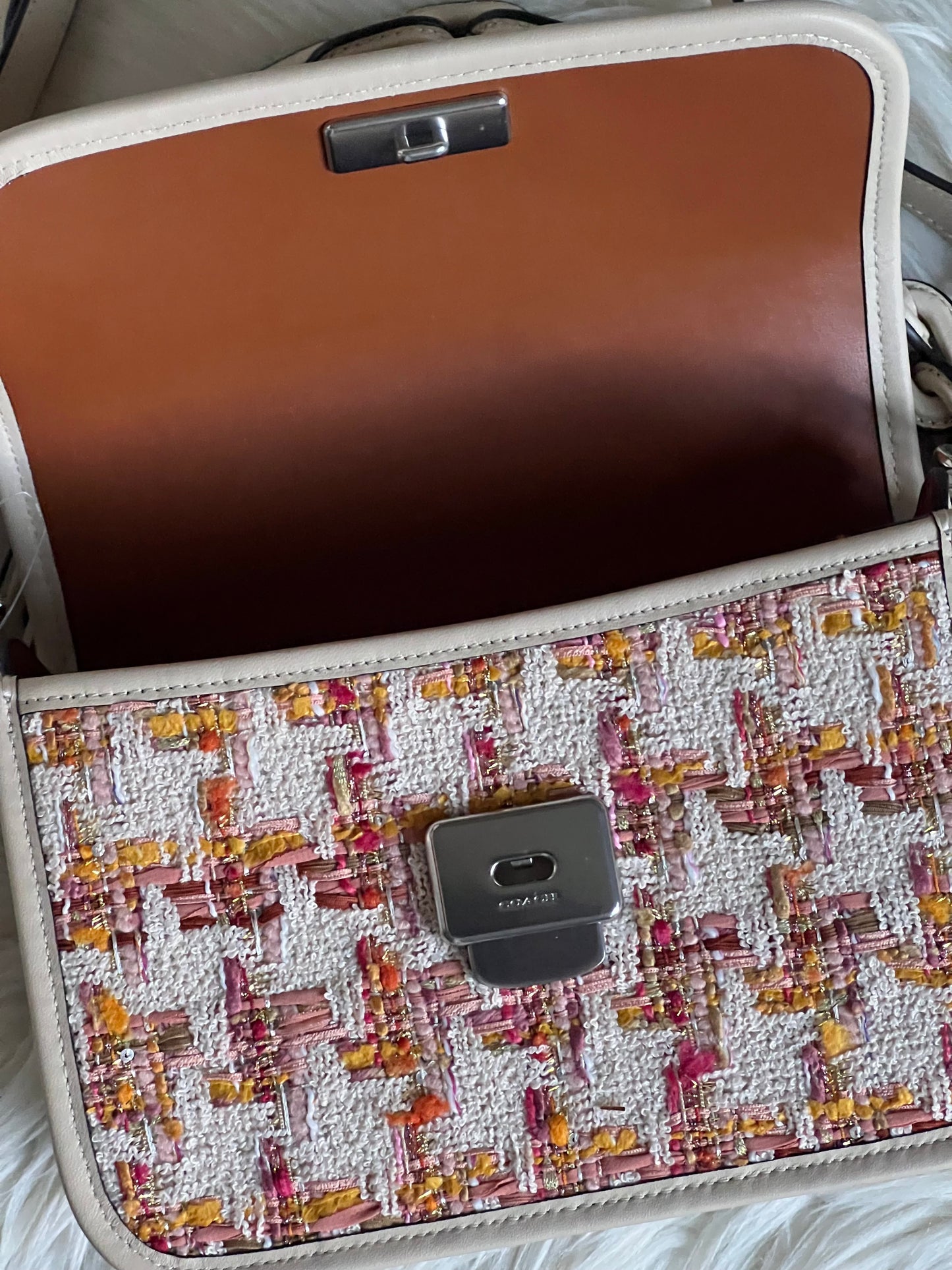 Coach Rogue Top Handle Bag in Tweed