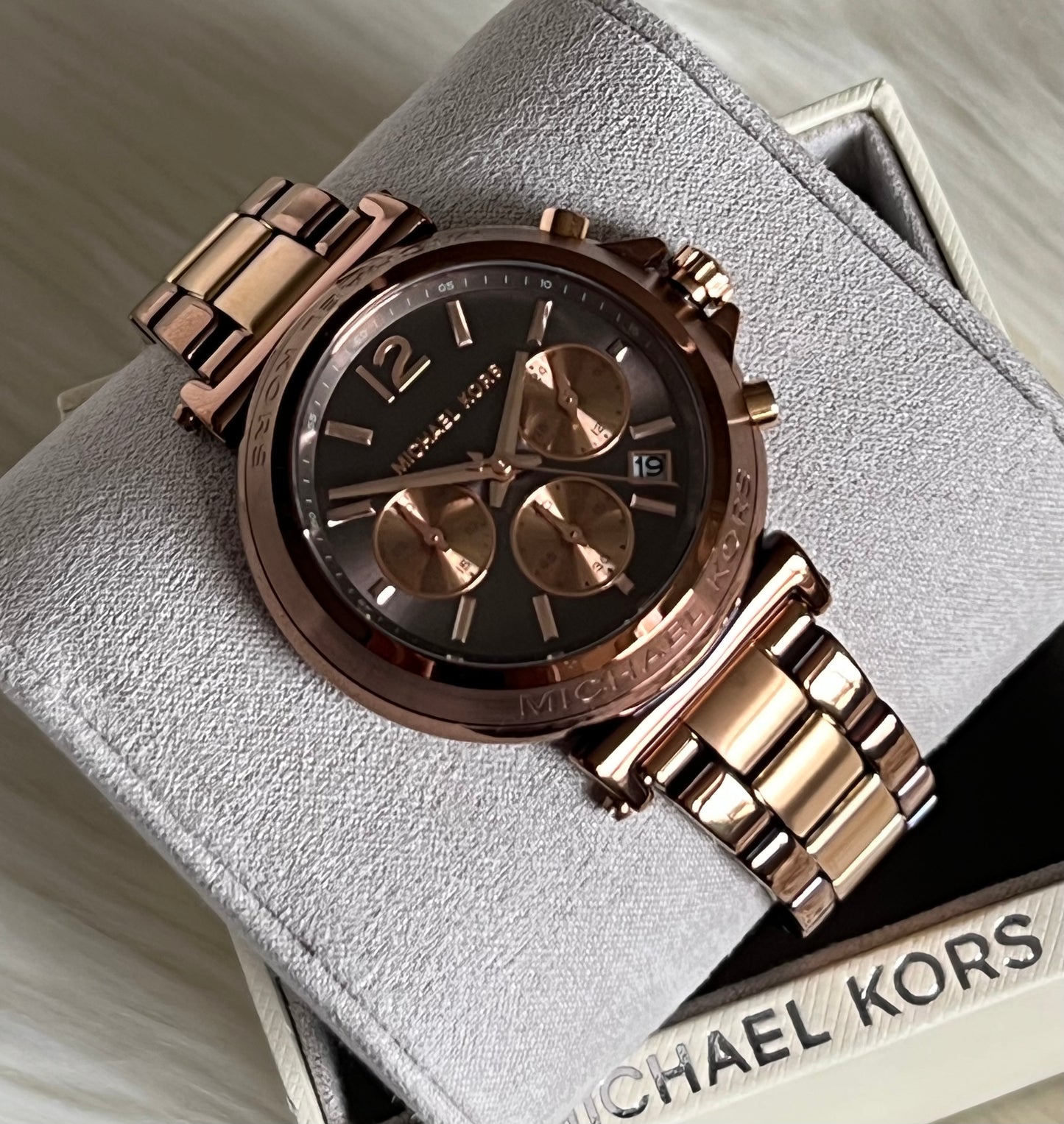 Michael Kors Women’s Oversized Maren Two-Tone Watch