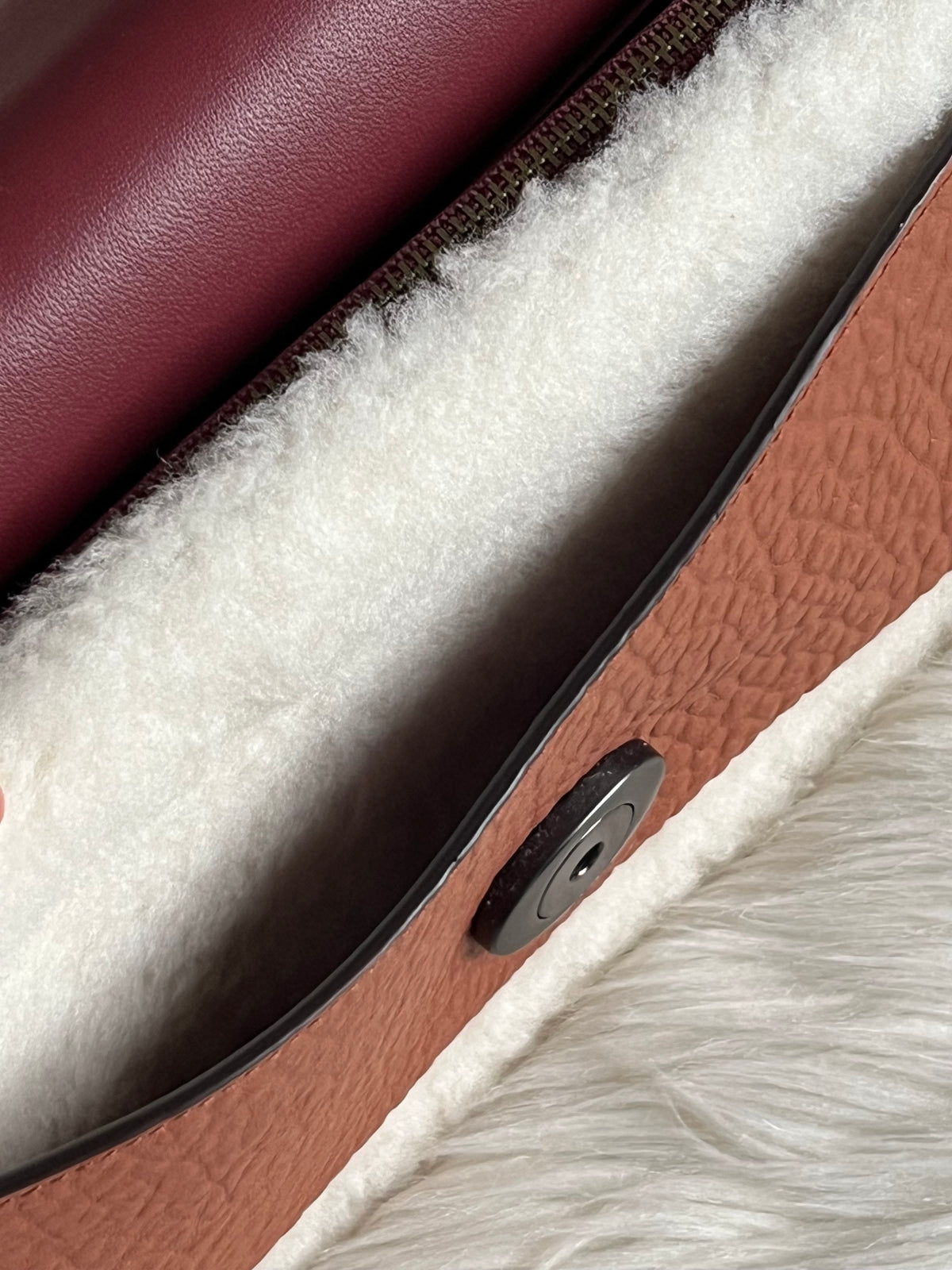 Coach Tabby Shoulder Bag 26 In Shearling