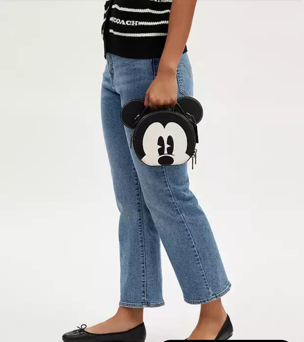 Disney X Coach Mickey Mouse Ear Bag