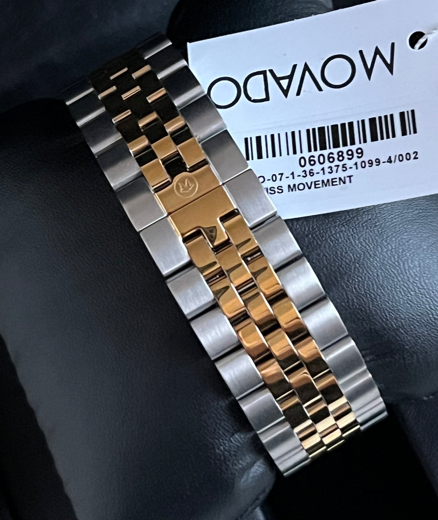 Movado Men’s Museum Black Dial Two-Tone Watch