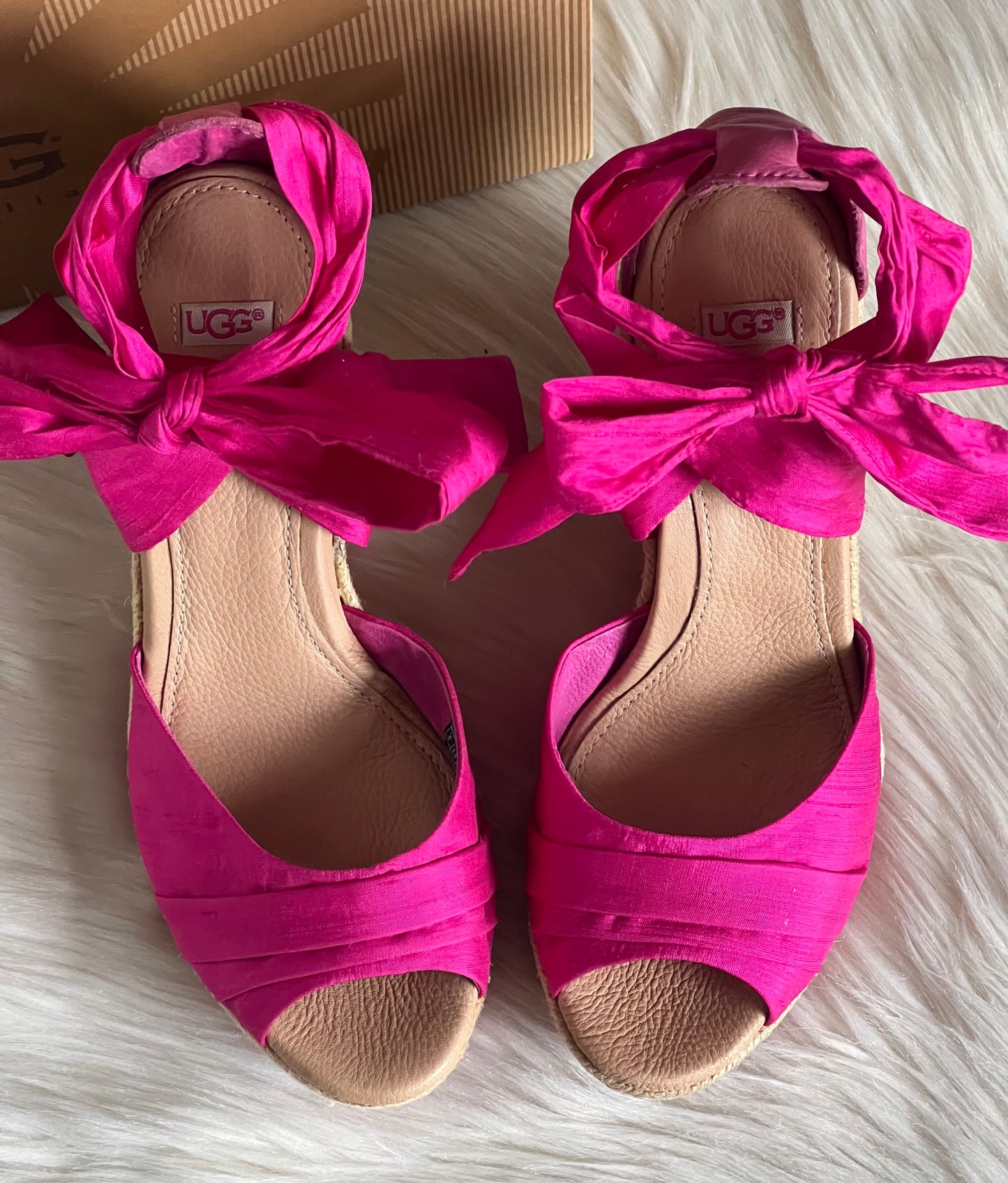 UGG Lucianna Platform Wedge Sandals