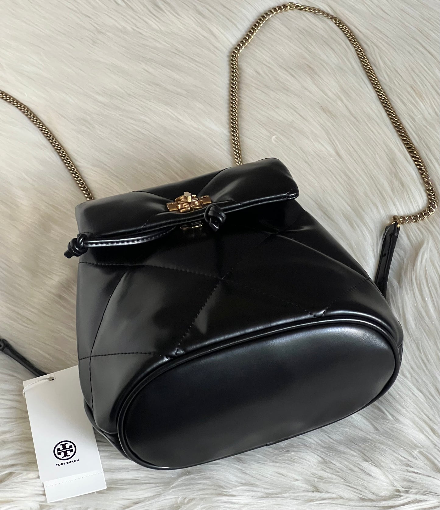 Tory Burch Mini Kira Diamond Quilt Backpack
