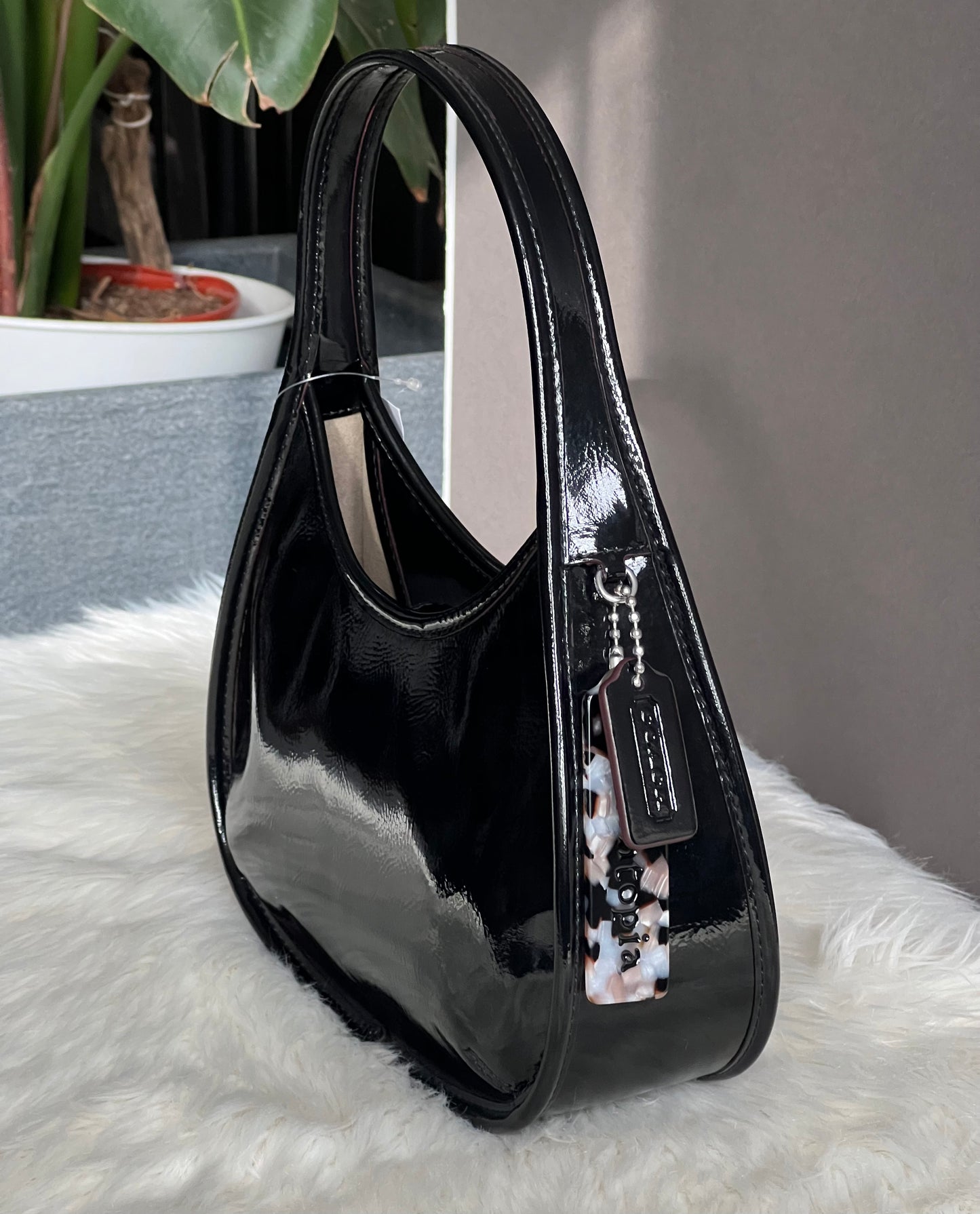 Coach Ergo Bag in Crinkle Patent Coachtopia Leather